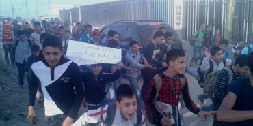 طلاب "البارد" تظاهروا احتجاجاً على الغاء "الاونروا" حالة الطوارىء