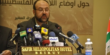 كلمة ممثل حركة حماس في لبنان علي بركة في المؤتمر الصحفي الذي أقامته حماس في بيروت
