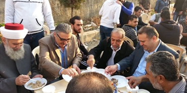 رابطة علماء فلسطين تشارك في إتمام مصالحة في سيروب