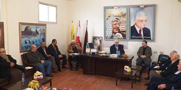 وفد حركة فتح ـ اقليم القدس يزور مخيمات صور