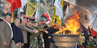 أبناء مخيم الرشيدية يحيون انطلاقة حركة فتح