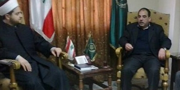 جبهة التحرير الفلسطينية تلتقي سماحة المفتي مدرار الحبال