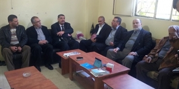 الجهاد تستقبل لجنة أصدقاء الأسير يحيى سكاف في الشمال