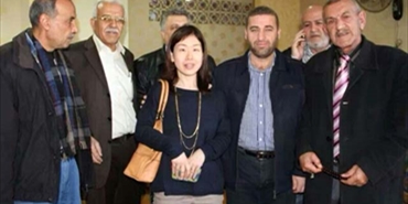 وفد ياباني يتفقد عين الحلوة وعائلة السعدي تؤكد حرصها على الامن والاستقرار