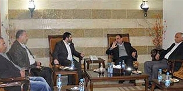 جبهة التحرير الفلسطينية تلتقي مسؤول منطقة الجنوب الأولى في حزب الله أحمد صفي الدين