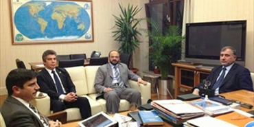 المكتب الدولي لمتابعة شؤون فلسطينيي سورية تلتقي مستشار أردوغان