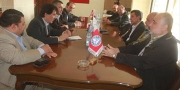 وفد من منظمة الفلسطينية يلتقي التقدمي في صيدا