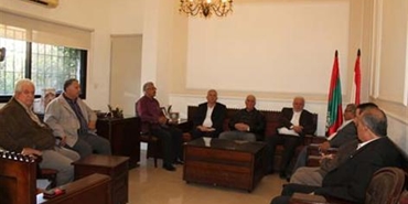 سعد خلال استقباله وفد «منظمة التحرير»: استهداف القضية الفلسطينية استهداف للمقاومة