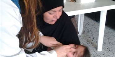 حملة تطعيم ضد شلل الأطفال في الرشيدية