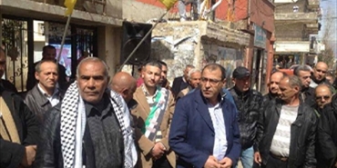 اعتصام لحركة فتح في مخيم الجليل دعماً للرئيس عباس