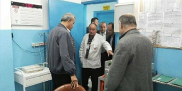 وفد اداري مركزي من الهلال الاحمر يتفقد مستشفى بلسم