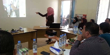 الاجتماع الدوري للجنة تحسين مخيم الرشيدية