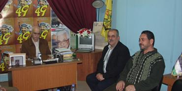 الحاج رفعت يستقبل وفد جبهة التحرير العربية