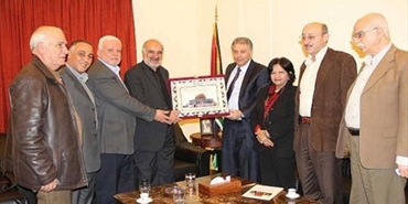 السفير دبور يستقبل الحايك والجباوي