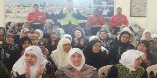 فوج الإنقاذ الشعبي عايد مسنات دار الأمل في مخيم عين الحلوة