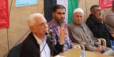 ندوة سياسية للجبهة الديمقراطية في مخيم الرشيدية