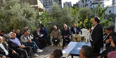 ندوة سياسية لجبهة التحرير الفلسطينية في مخيم الشبريحا ـ صور