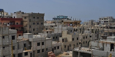 وفد الجبهة الديموقراطية تفقد حي المهجرين في مخيم نهر البارد