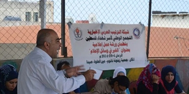 ورش عمل تدريبة مكثفة في الاعلام بمخيمات لبنان