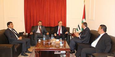 دبور بحث مع خليفة أوضاع اللاجئين الفلسطينيين في لبنان