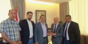 الديمقراطية تلتقي الوزير الحاج حسن وتبحث معه اوضاع اللاجئين