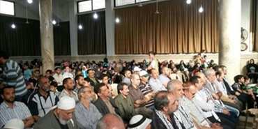 لجنة فلسطيني سورية ومنظمة "ثابت" تحييان الذكرى الـ66 لنكبة فلسطين بمخيم البداوي