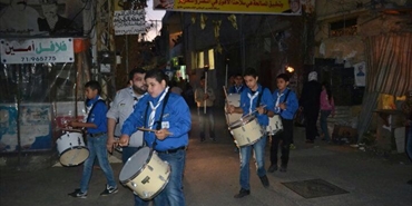 كشافة الاسراء تحيي ذكرى النكبة في مخيم البص