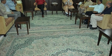 وفد فصائل م.ت.ف في منطقة صيدا يزور سماحة العلامة عفيف النابلسي