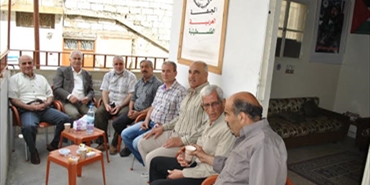 العميد شبايطه يلتقي قيادة الجبهة العربية الفلسطينية