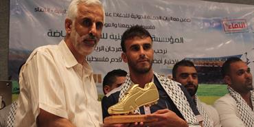وسيم عبد الهادي أفضل لاعب فلسطيني لكرة القدم في الدوري اللبناني