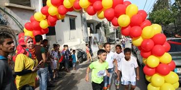 مارثون العودة يحقق العيش المشترك في مخيم برج الشمالي