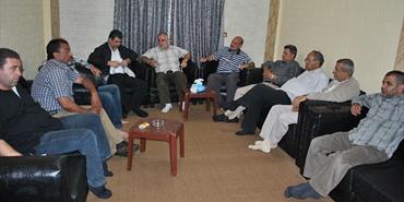 وفد م.ت.ف منطقة صيدا يزور حركة الجهاد الاسلامي في صيدا