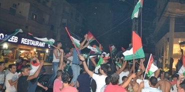 الفرحة تعم مخيمات صور بعد فوز المنتخب الفلسطيني على المنتخب الفلبيني