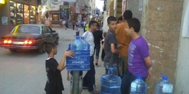 اعتصام في عين الحلوة إحتجاجا على إنقطاع المياه في حي الصحون