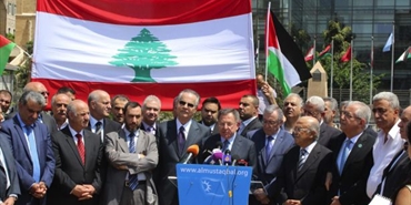 "المستقبل" و"القوات" و"الجماعة" تتضامن مع غزة أمام "الإسكوا"