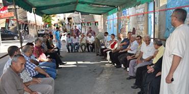 البص: الفصائل الفلسطينية تفتتح خيمة تضامنية مع غزة