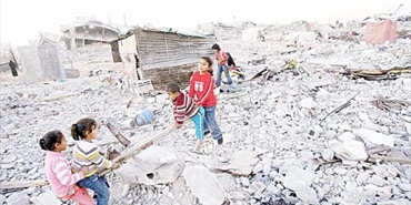 أطفال غزة يرسمون ما شاهدوا من هول العدوان