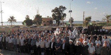 تضامن لبناني وفلسطيني مع غزة