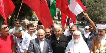 الديمقراطية في لبنان تنظم "وقفة وفاء لشهداء غزه" وصمودها