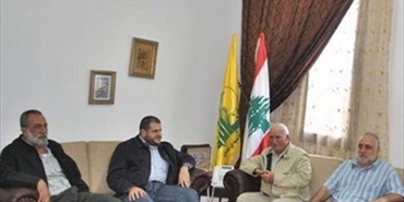 "حزب الله" لوفد قيادة الأمن الوطني الفلسطيني: رفع الغطاء عن المخلّين في "التعمير