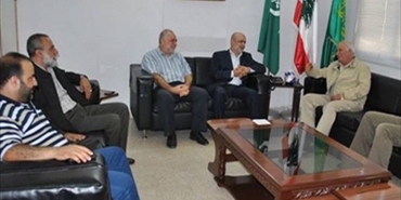 الجماعة الاسلامية في الجنوب التقت الوفد الامني الفلسطيني