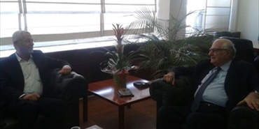 حماس تبحث مع وزير الإعلام اللبناني تطورات الوضع في غزة