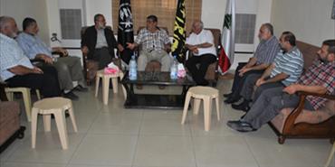 اللواء ابو عرب على رأس وفد فتحاوي يلتقي تيار الفجر في صيدا