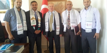 المؤسسات الفلسطينية تزور سفارة تركيا وتثمن الموقف التركي من العدوان على غزة