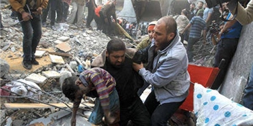 "الديموقراطية" تقيم معرض صور عن مجازر العدوان الإسرائيلي على غزة