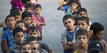 أطفال غزة في المدارس بلا تعليم