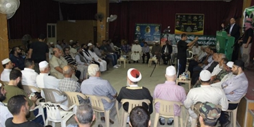 حماس تتقبل التبريكات في عين الحلوة باستشهاد القادة القساميين