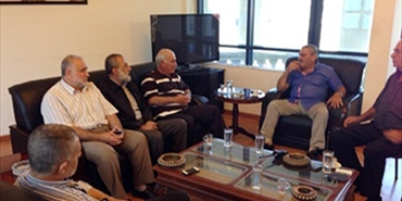 وفد فتحاوي يزور رئيس بلدية صيدا في لبنان