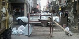 قطع طريق في عين الحلوة احتجاجاً على انقطاع المياه والكهرباء