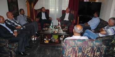 جبهة التحرير الفلسطينية تبحث مع فعاليات صيدا العلاقات الفلسطينية اللبنانية 